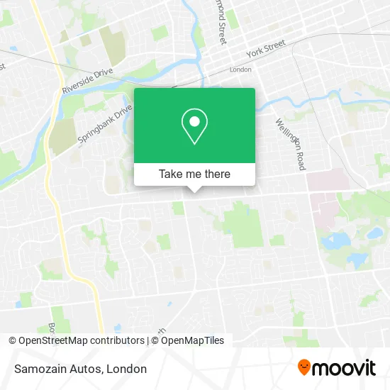 Samozain Autos map