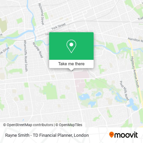 Rayne Smith - TD Financial Planner map