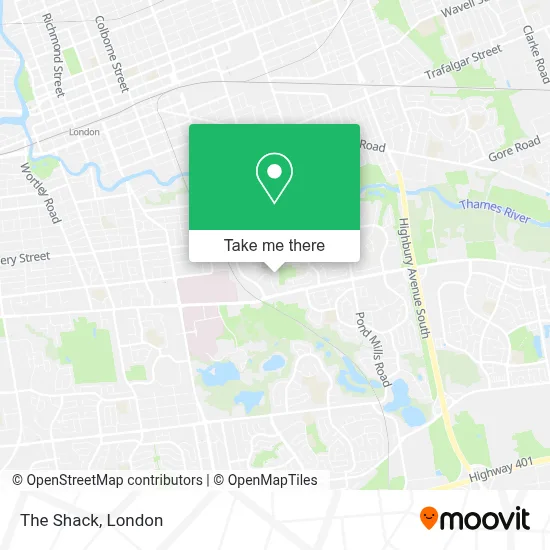 The Shack map