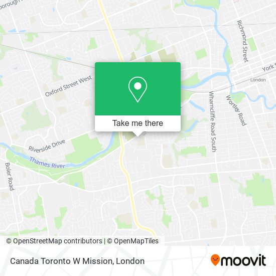 Canada Toronto W Mission map