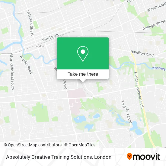 Absolutely Creative Training Solutions map