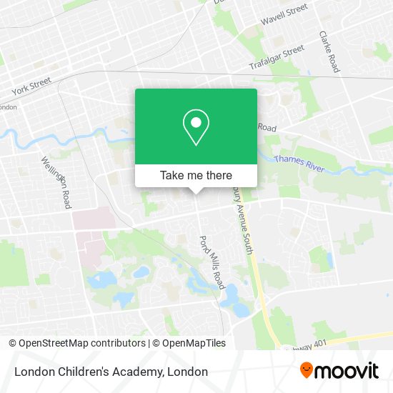 London Children's Academy map