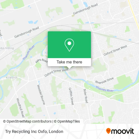 Try Recycling Inc Oxfo map