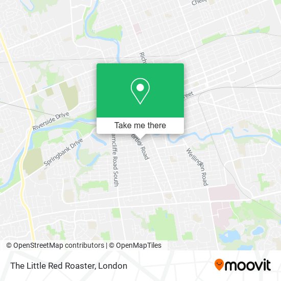 The Little Red Roaster map