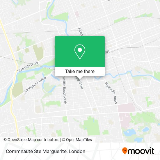 Commnaute Ste Marguerite map