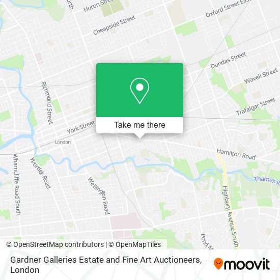 Gardner Galleries Estate and Fine Art Auctioneers map