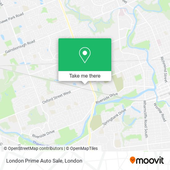London Prime Auto Sale map