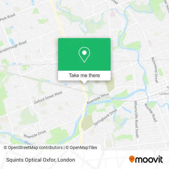 Squints Optical Oxfor map