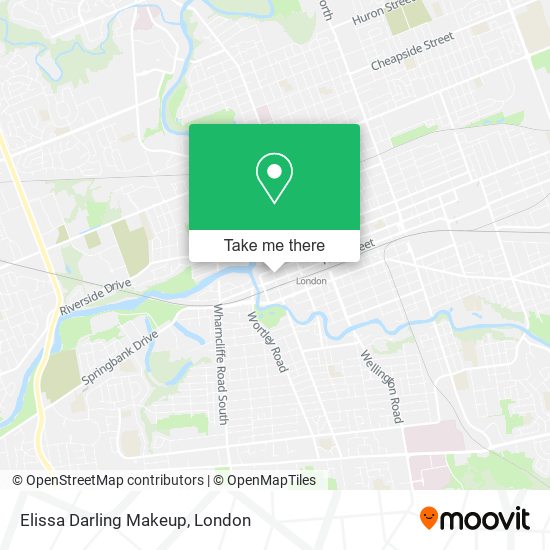 Elissa Darling Makeup map