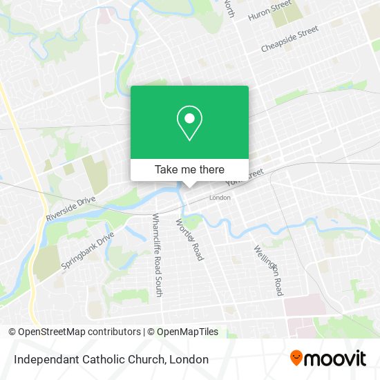 Independant Catholic Church map