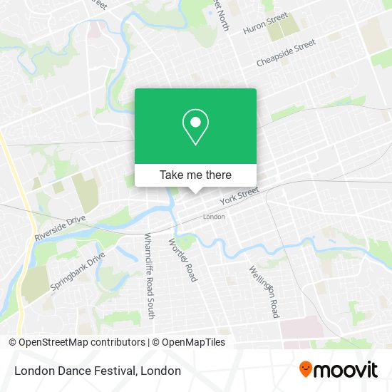 London Dance Festival plan