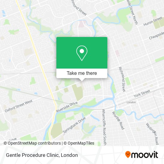 Gentle Procedure Clinic map