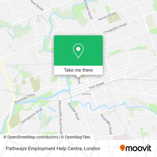 Pathways Employment Help Centre map