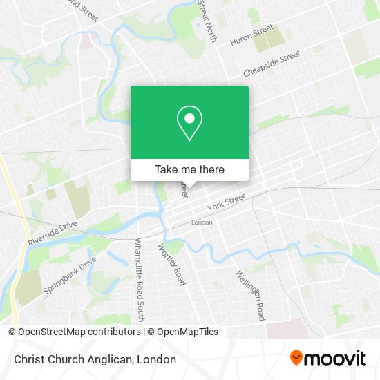 Christ Church Anglican map