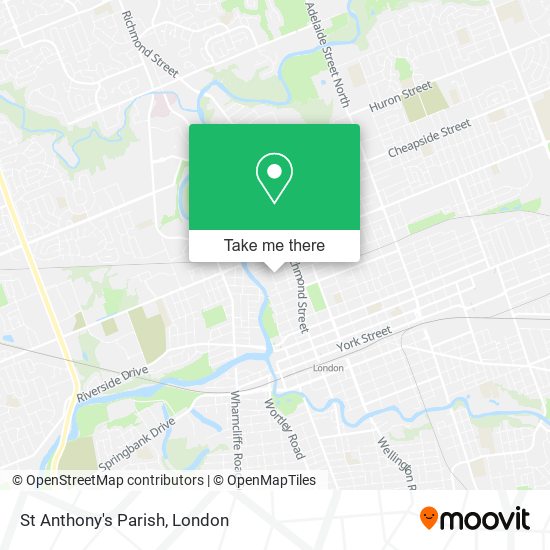 St Anthony's Parish map