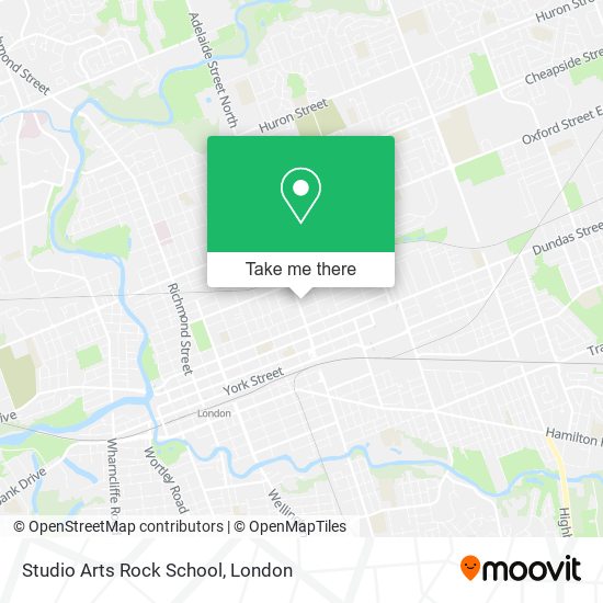 Studio Arts Rock School map