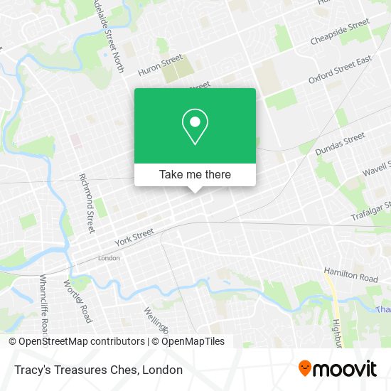 Tracy's Treasures Ches map