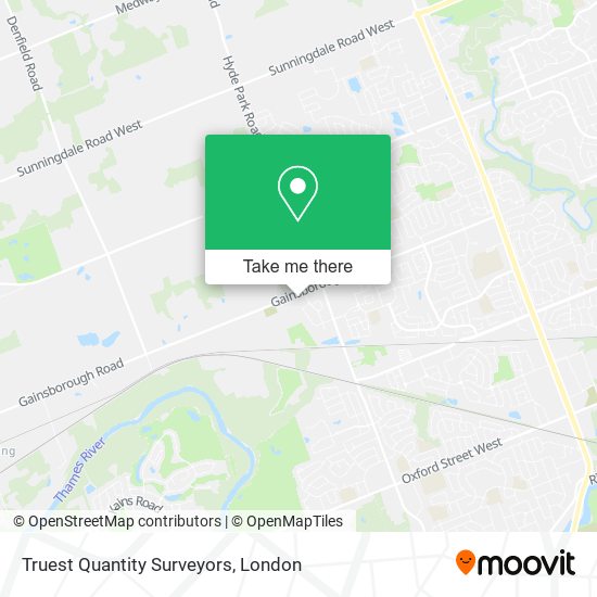 Truest Quantity Surveyors map
