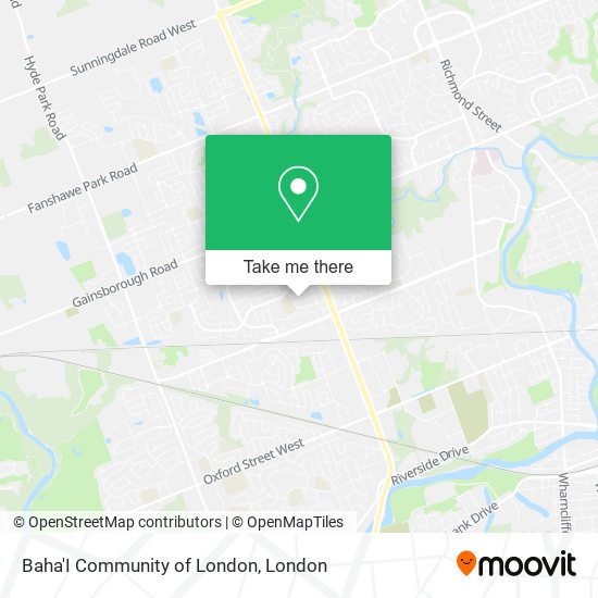 Baha'I Community of London plan