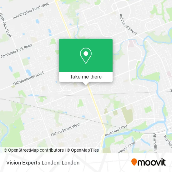 Vision Experts London map