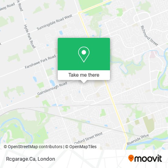 Rcgarage.Ca map