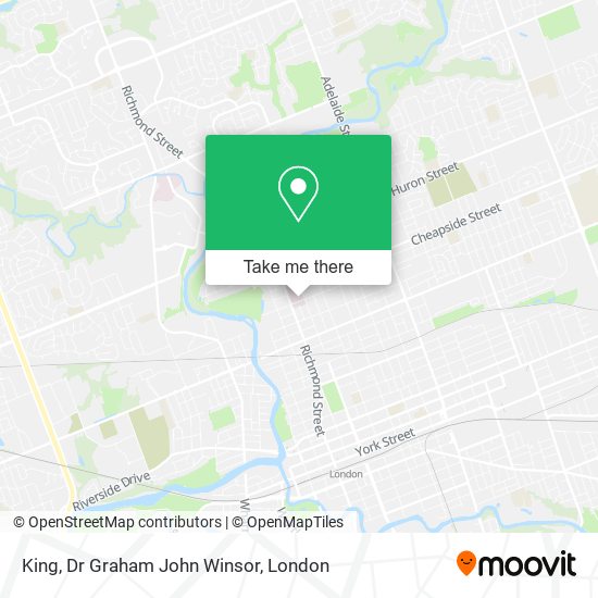 King, Dr Graham John Winsor map