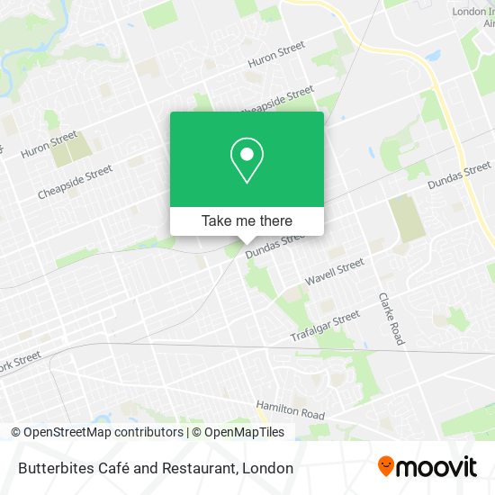 Butterbites Café and Restaurant plan