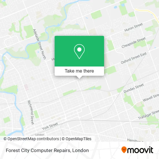 Forest City Computer Repairs map