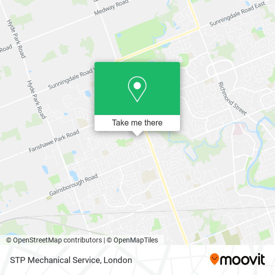 STP Mechanical Service map
