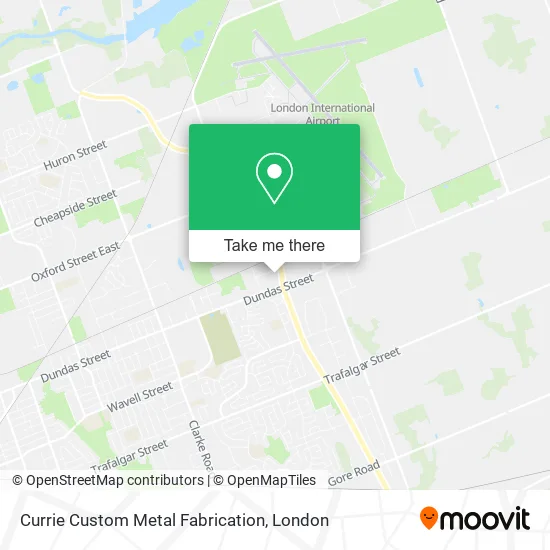 Currie Custom Metal Fabrication map
