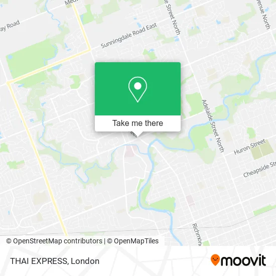 THAI EXPRESS map