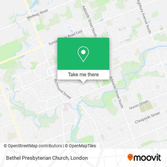 Bethel Presbyterian Church map