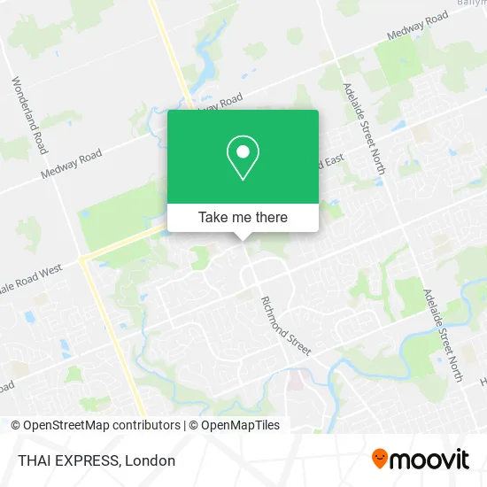 THAI EXPRESS map