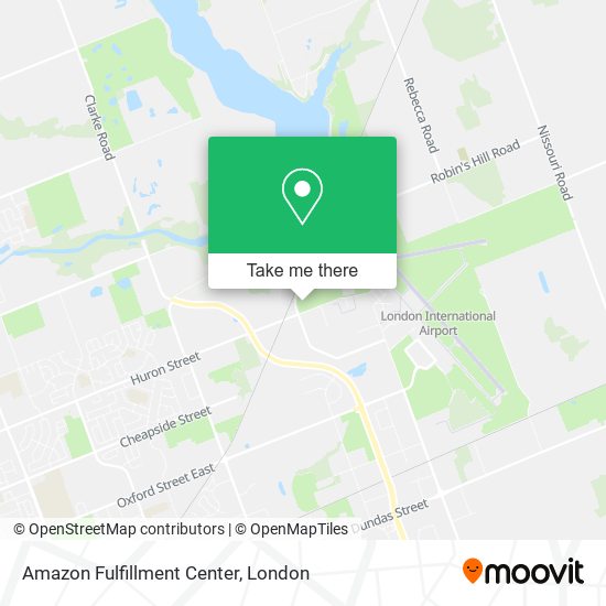 Amazon Fulfillment Center map