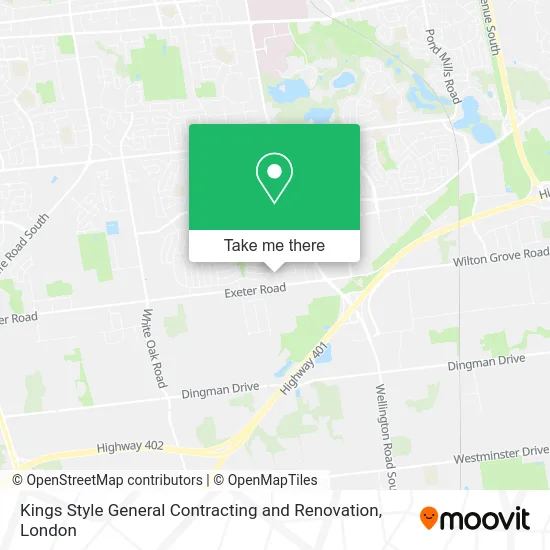 Kings Style General Contracting and Renovation map