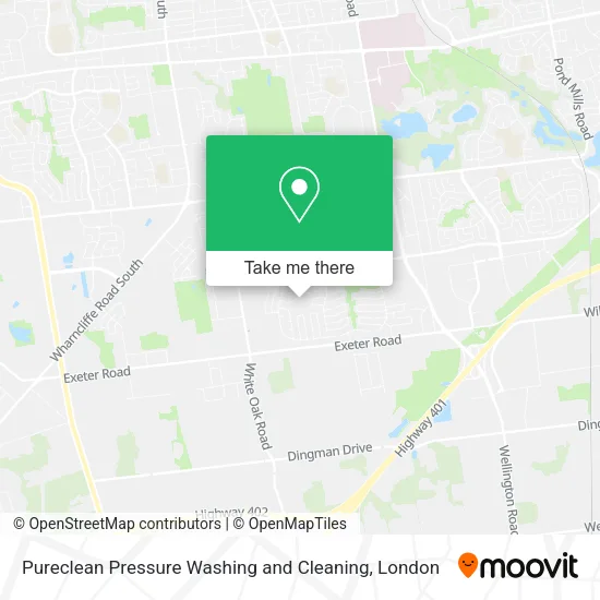 Pureclean Pressure Washing and Cleaning map