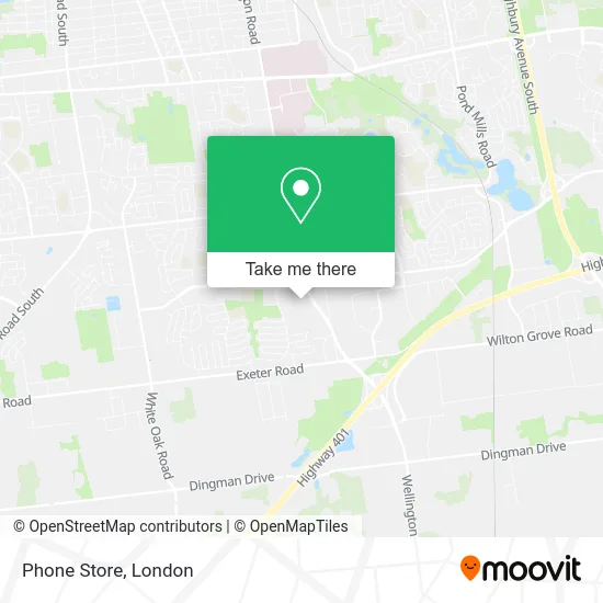 Phone Store map