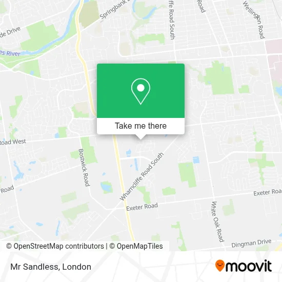 Mr Sandless map