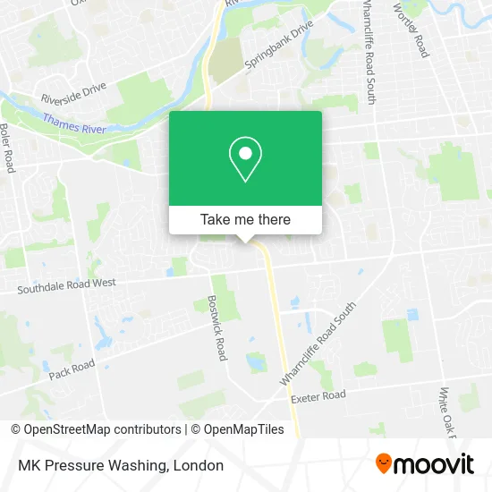 MK Pressure Washing map