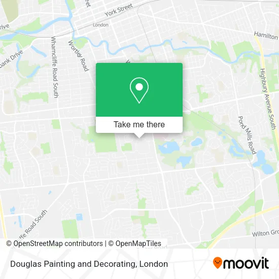 Douglas Painting and Decorating map