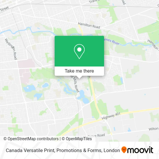 Canada Versatile Print, Promotions & Forms map
