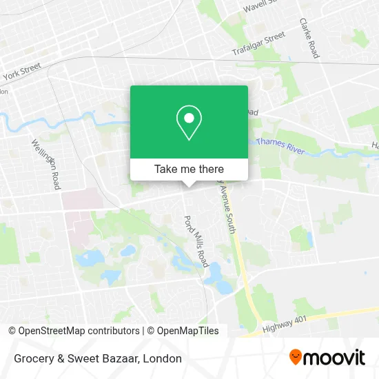 Grocery & Sweet Bazaar map