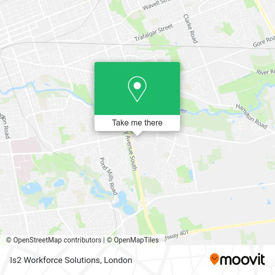 Is2 Workforce Solutions map