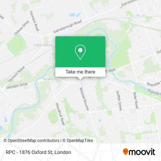 RPC - 1876 Oxford St map