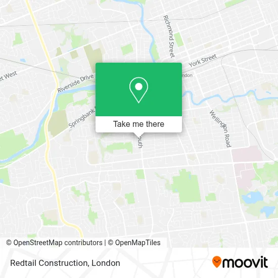 Redtail Construction map