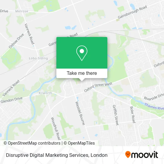 Disruptive Digital Marketing Services map