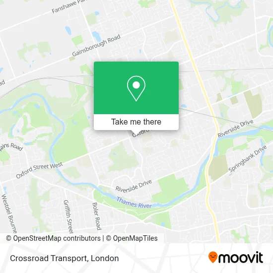 Crossroad Transport map