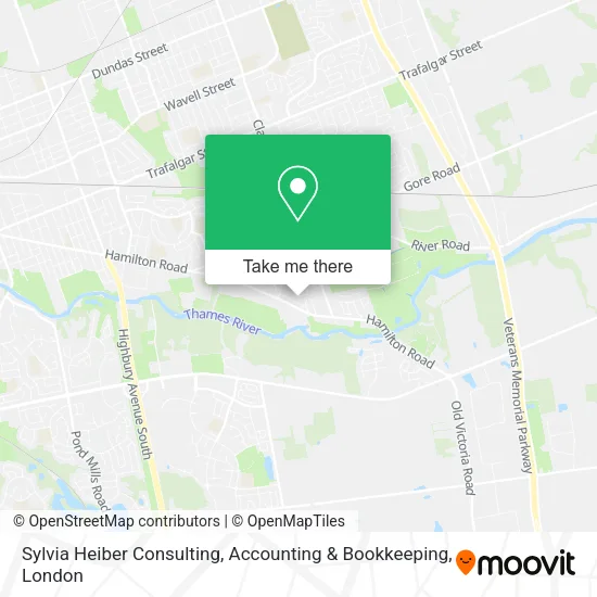 Sylvia Heiber Consulting, Accounting & Bookkeeping map