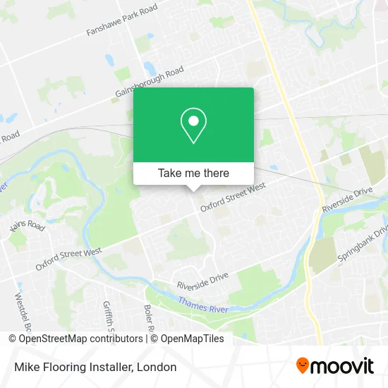 Mike Flooring Installer map