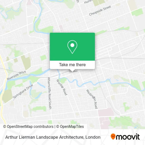 Arthur Lierman Landscape Architecture map